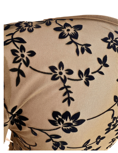 Schwarzer Bolero aus floralem Netzstoff – Tanzschuhe Zurich | Tanzbekleidung in Zurich