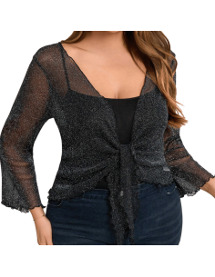 Boléro noir scintillant – Tenue de danse & chaussures de danse Zurich | Robes de danse Zurich
