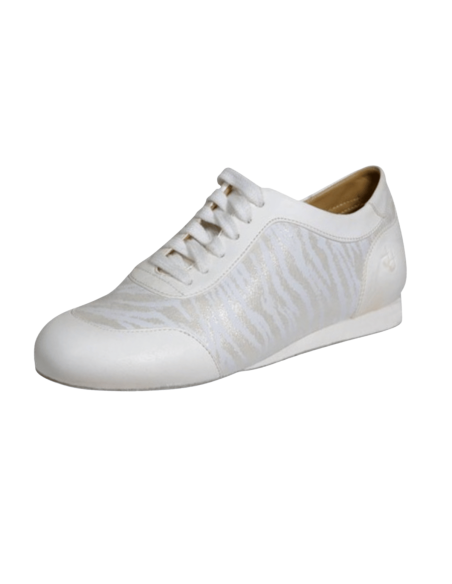 Top Tanz 4013 Ocean bianco  – Sneakers da ballo in pelle da donna  Veryfine  Zurigo