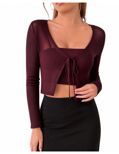 Bolero ciliegia in viscose – Abiti da ballo e scarpe da ballo Zurigo | Abiti da ballo Zurigo