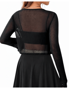 Boléro noir en viscose – Tenue de danse & chaussures de danse Zurich 2