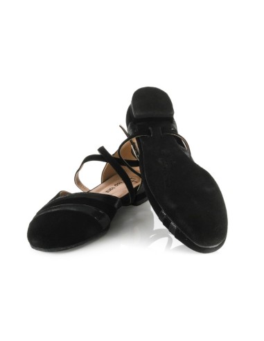 Scarpe da ballo Zurigo – TopTanz 3222 Detroit, pelle nera, tacco 1.5cm