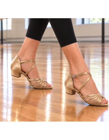 Chaussures de danse plats 1670FT Sable  - Veryfine Dance Shoes Zurich