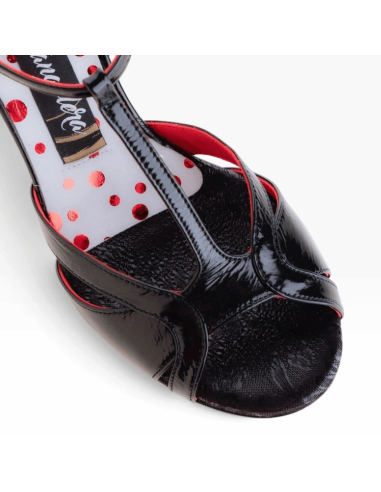 Tangolera Marella Vernice Soft Nero scarpe da ballo  - Veryfine Zurigo - tacco 6cm