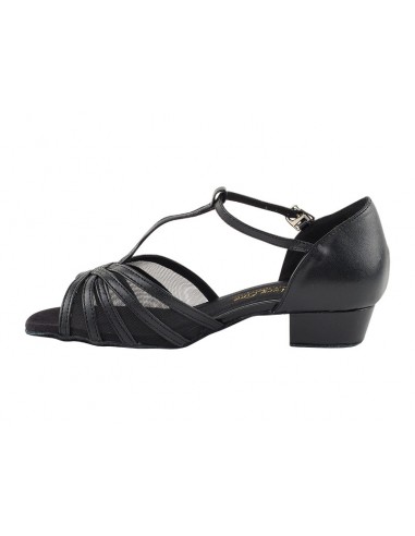 Scarpe da ballo in nero Nina 16612FT con piccolo tacco - Veryfine Dance Shop Zurigo
