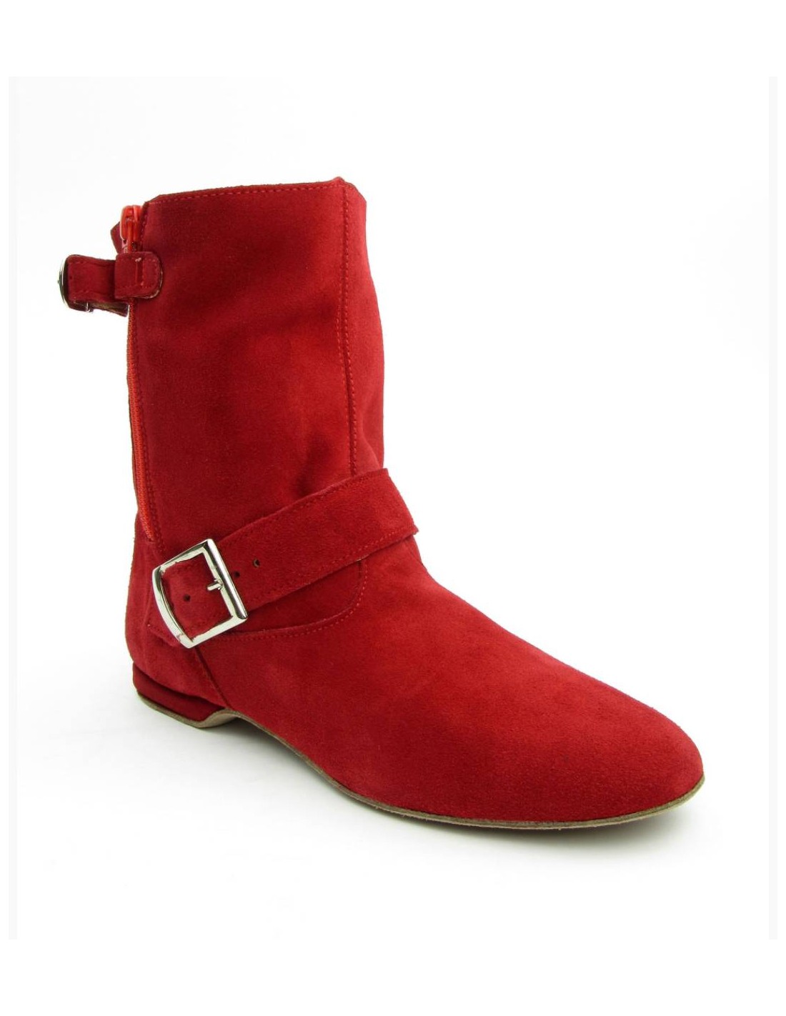 West Coast Swing Ankle Boot in red 