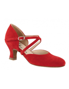 TopTanz Madonna – eleganti scarpe da ballo in pelle rosso a Zurigo