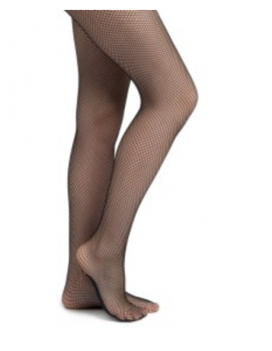 Mesh tights with foot
