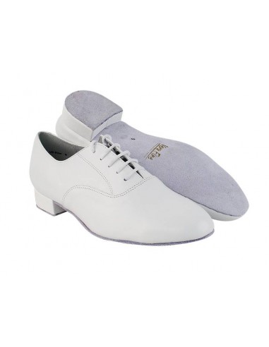 Eleganti scarpe da ballo estive da uomo per feste bianche, feste di salsa, tango, pelle bianca