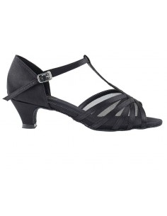 Chaussures de danse en noir Nina 16612 avec petit talon - Veryfine Dance Shop Zurich