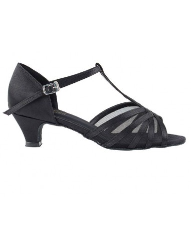 Chaussures de danse en noir petit talon pour danse de salon ou la salsa