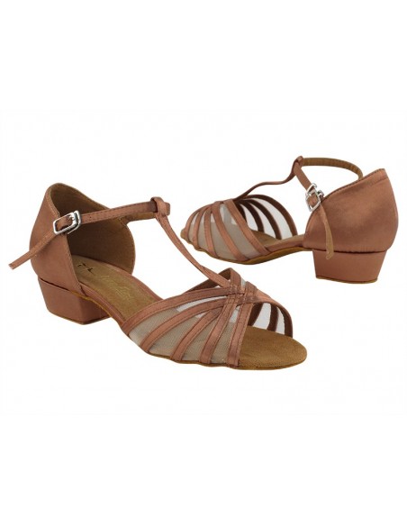 Ladies dance shoes Nina 16612FT with low heel - Veryfine Dance Shop Zurich