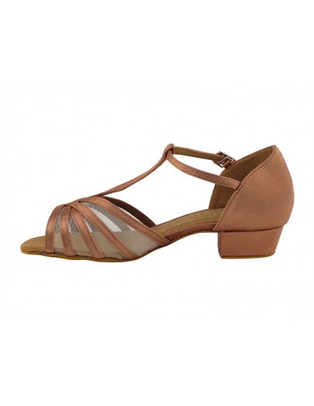 Ladies dance shoes Nina 16612FT with low heel - Veryfine Dance Shop Zurich