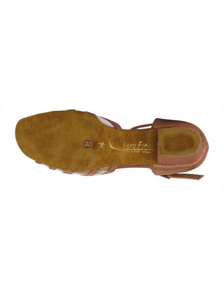 Ladies dance shoes Nina 16612FT with low heel - Veryfine Dance Shop Zurich
