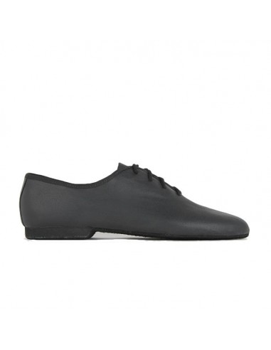 Chaussons de danse Rumpf Jazz 1260 pour hommes en cuir noir pour la salsa, les stages