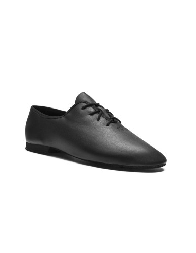 Mens Jazz dance shoe black leather Rumpf Jazz for training, salsa, linedance or ballroom