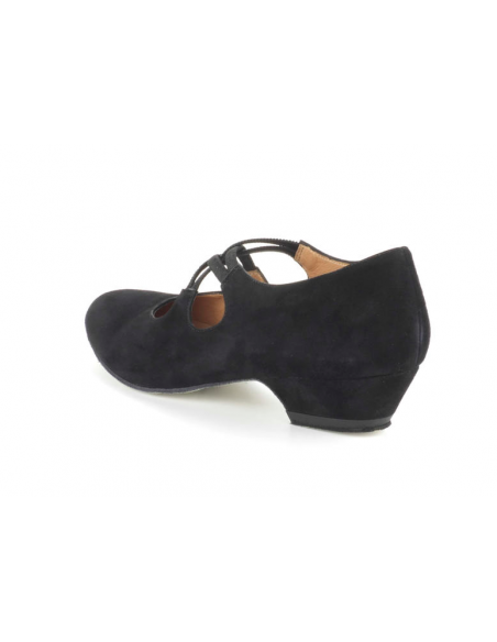 TopTanz Menuett – Chaussures de danse plates en cuir à Zurich