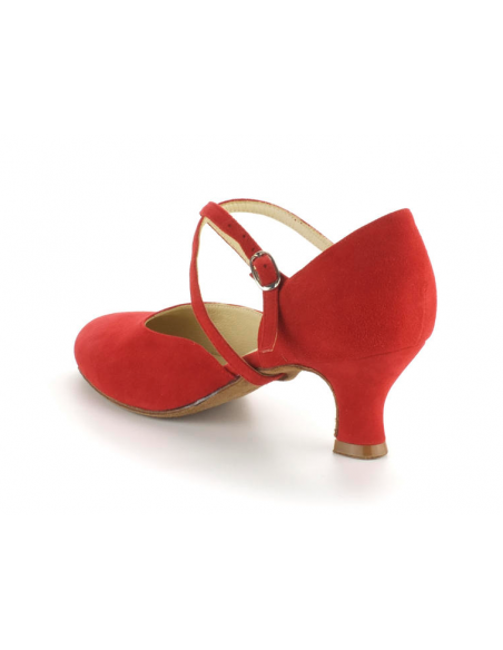 TopTanz Madonna – eleganti scarpe da ballo in pelle rosso a Zurigo