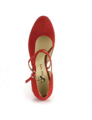 TopTanz Madonna – eleganti scarpe da ballo in pelle rosso a Zurigo