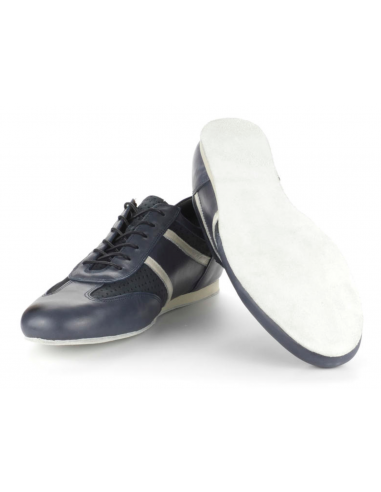 Top Tanz Remo 1208 blu  – Scarpe da ballo in pelle da uomo  Zurigo