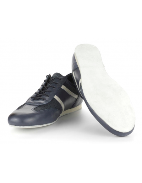 Top Tanz Remo 1208 blu  – Scarpe da ballo in pelle da uomo  Zurigo
