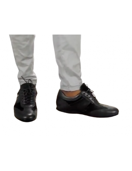 Top Tanz Remo 1201 black  – Mens leather dance sneakers  Zurich